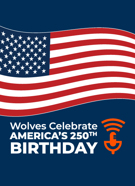 wolves celebrate americas 250th birthday